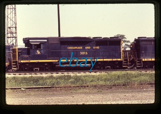 Orig Slide Chesapeake & Ohio C&O #3016 GP30 1976
