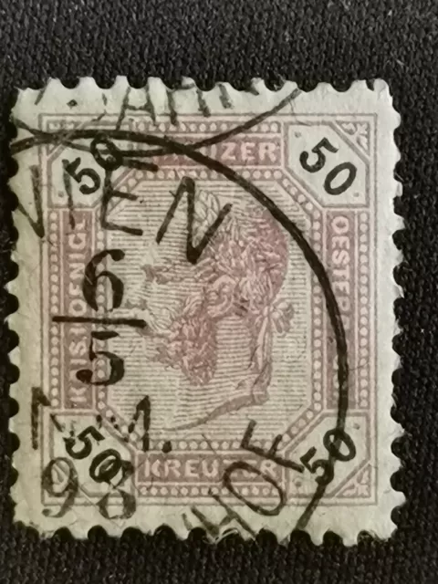 1891 Österreich MiNr 66ax SG 95 YT 64 Gestempelt