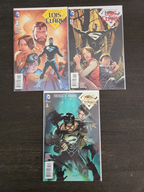 DC Comics Superman Lois and Clark #1 2 3 Lot  2015 1st John Kent as Boy
