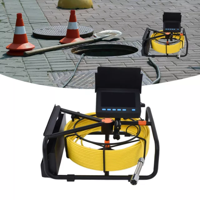 20m/30M Sewer Waterproof Camera 4.3" LCD Drain Pipe Pipeline Inspection System 2