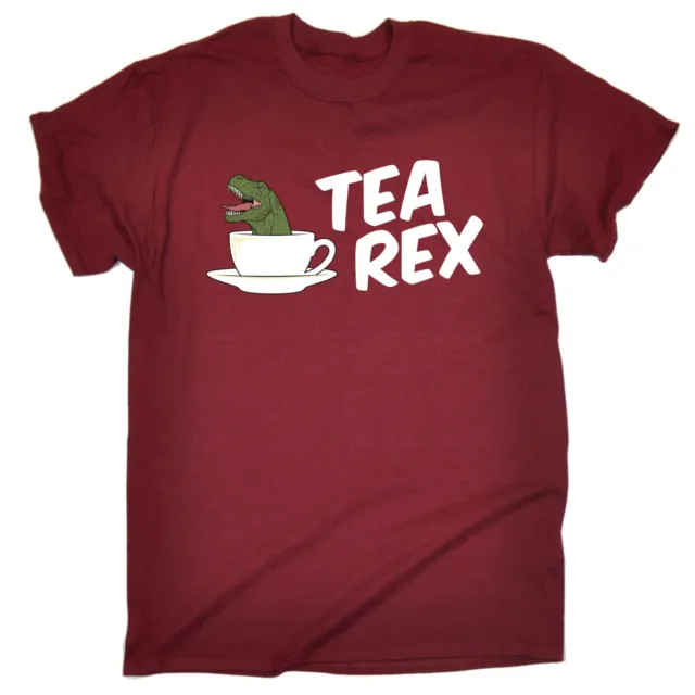 Tea Rex MENS T SHIRT cute dino dinosaur t-rex cartoon gift