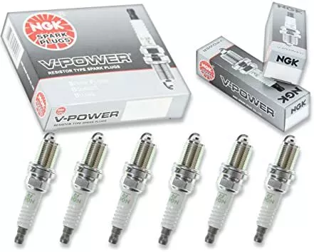 NGK ZFR5N V-POWER Spark Plugs Tune Up Kit Set of 6 for Jeep Cherokee 4.0L L6