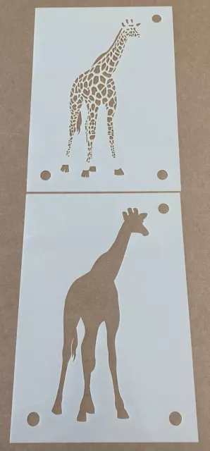 Mylar Stencil Giraffe Layered Airbrushing Craft Wall Art Painting 250 Micron