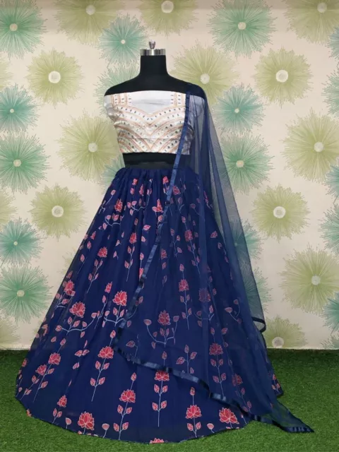 Lengha Wear Bollywood Indian Wedding Party New Designer Lehenga Choli Pakistani
