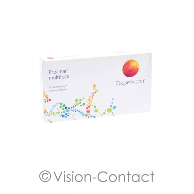 Proclear multifocal 1 x 6 multifokale Kontaktlinsen Monatslinsen Cooper Vision