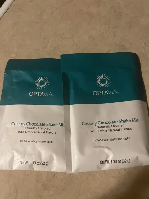 Batidos de chocolate cremoso Optavia 2 paquetes