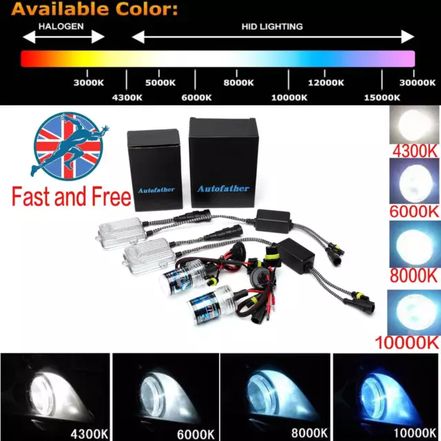 H7 55W Xenon HID Conversion Car Headlight Lamps Light Bulbs 5000K 6000K 8000K 2x