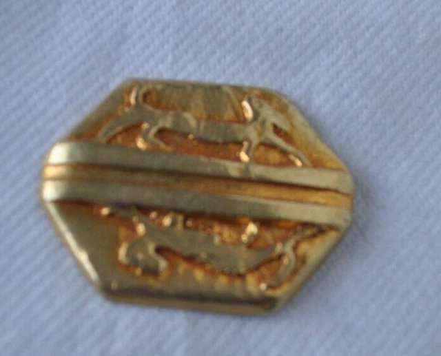 Broche Ancienne Line Vautrin "Toison D'Or" - Circa 1950 - Bijou De Designer Vintage En Métal Doré