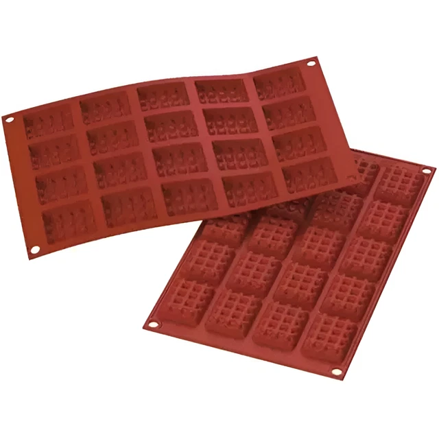 Stampo Silicone Mini Waffel Classici 45x35 H SILIKOMART