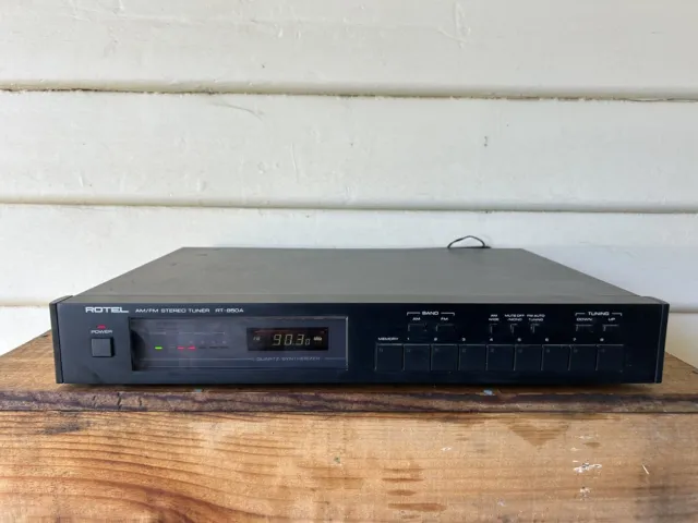 Vintage Rotel RT-850A AM / FM Stereo Tuner - Tested & Working