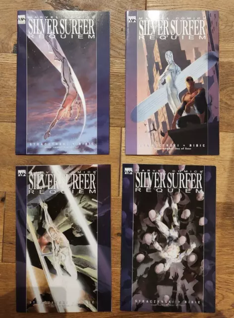 Silver Surfer Requiem #1-4 Complete, 2007 Marvel; Comics -Lot Bundle NM