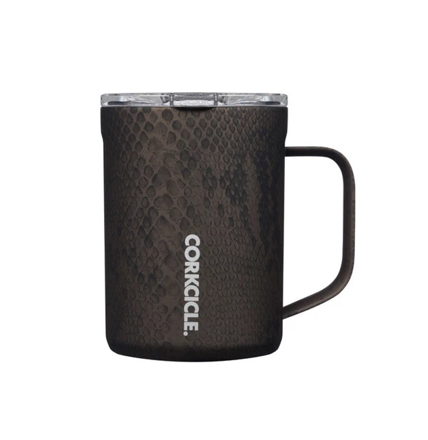 NEW Corkcicle Insulated Stainless Steel VIP Handle Mug 16 oz. in Rattle