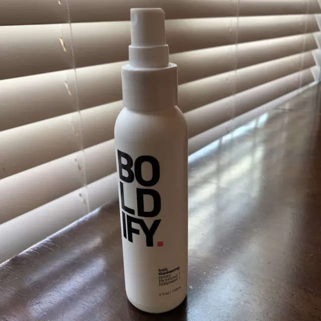 Boldify Hair Thickening Spray 4 oz. Hair Styling Product - 90% Full