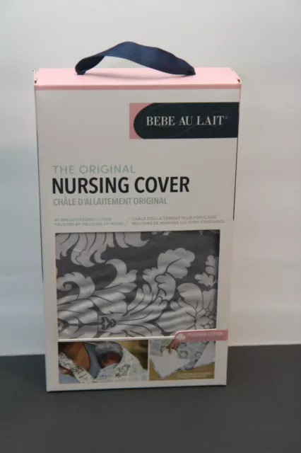 New Bebe Au Lait The Original Nursing Cover- Chateau Silver