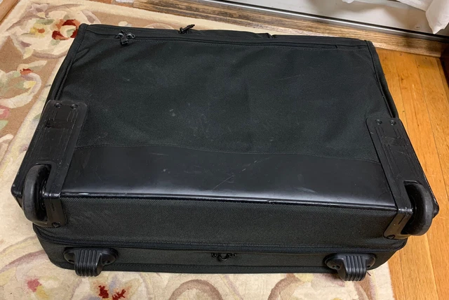 Tumi Black ballistic Nylon Wheeled Garment Bag Suitcase 2242D3 10