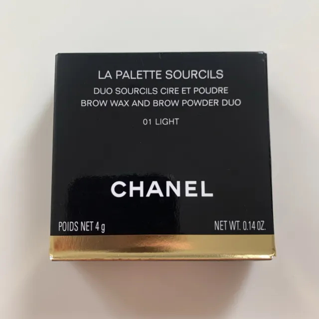 CHANEL La Palette Sourcils 01 Light Augenbrauenset Wachs & Puder NEU & OVP