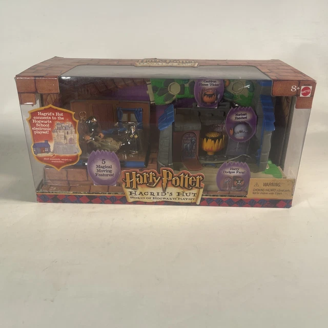2001 Mattel Harry Potter World Of Hogwarts Playset Hagrid's Hut NEW SEALED 2001 Mattel Harry Potter World Of Hogwarts Playset Hagrid's Hut NEW SEALED