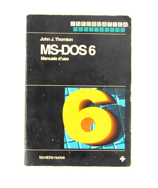 MS-DOS 6 John J.Thornton Standard Manual Folding Techniques New Computer 1993