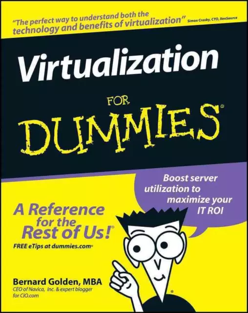 Virtualization For Dummies by Bernard Golden (English) Paperback Book