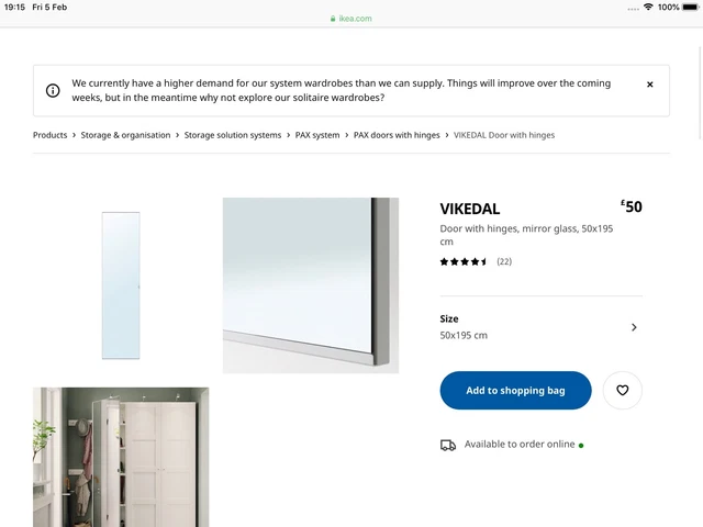 Vikedal door shop with hinges