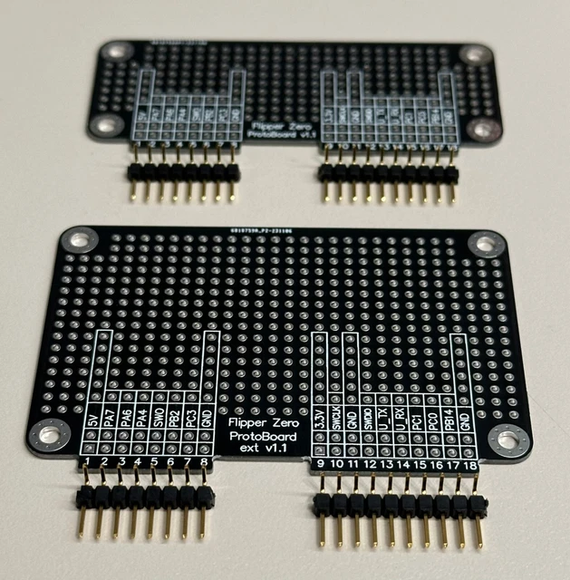 PROTOTYPING BOARD FÜR Flippers Zeros, PCB, + Stiftleiste EUR 5,99