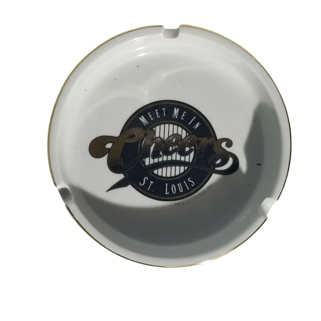 Cheers TV show Meet me in St louis ashtray white