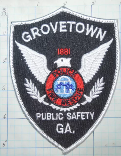 Georgia, Grovetown Public Safety Police Fire Rescue Patch