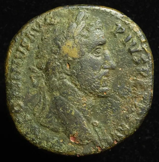 Roman Empire Antoninus Pius sestertius, rev. Indulgentia, Rome 152-153AD