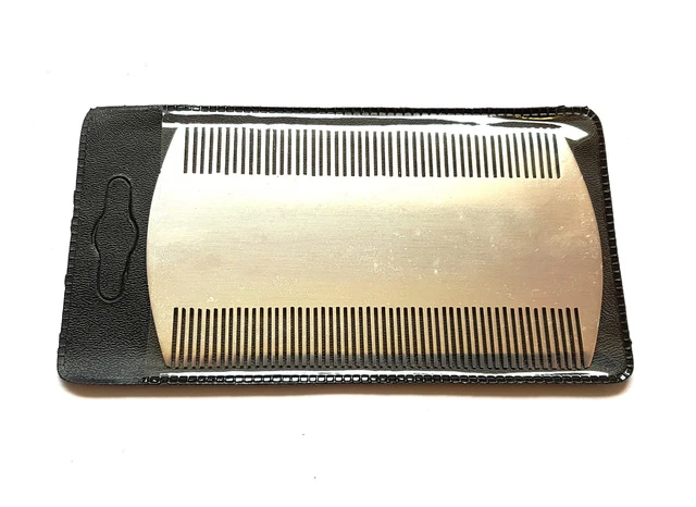 Nit Comb Metal Large 4" Double Sided Head Lice Metal Hair Nit Comb Headlice Nits 6