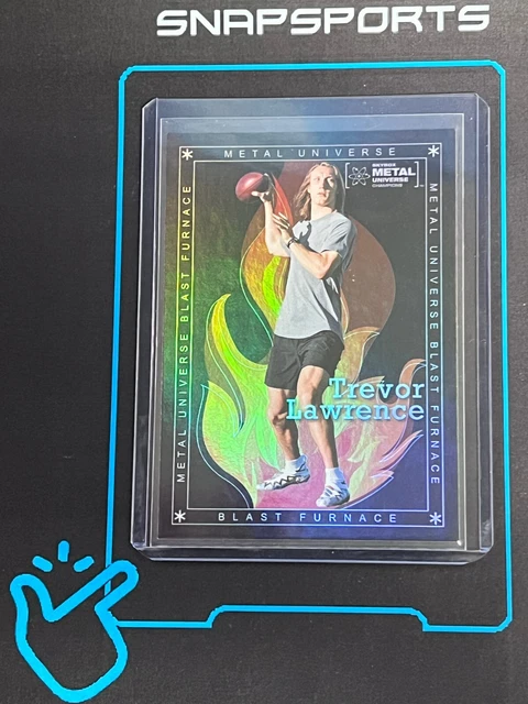 Trevor Lawrence 2021 UD Skybox Metal Champions BLAST FURNACE SP RC #BF-15