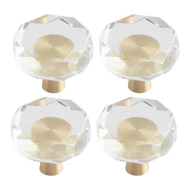 Orger Lot De 10 Boutons De Porte Octogonaux En Cristal Avec Serrure à