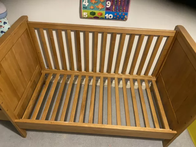 OAK FURNITURE LAND Cot Toddler Bed 20.00 PicClick UK