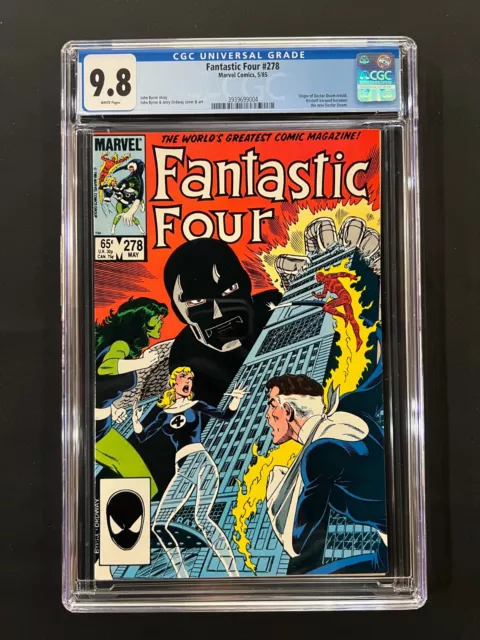 Fantanstic Four #278 CGC 9.8 (1985) - Origin of Doctor Doom retold