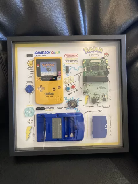CUADRO FRAN GRID NINTENDO Game Boy Color Pokemon Pikachu Edition EUR 149,00  - PicClick IT