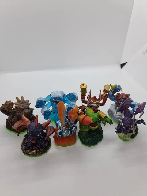 🦊 8x Skylanders Spyros Adventure All Element Character Figure Bulk Bundle Pack