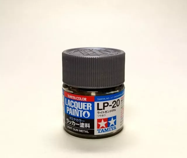 Tamiya Model Color Lacquer Paint LP-20 Light Gun Metal 10ml 82120