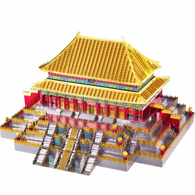 PIECECOOL Hall Of Supreme Harmony HP108GSR Highly Detailed Metal Model Kit