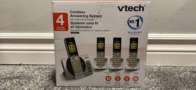 Vtech Cs69 VTECH CS6929-4 4-HANDSET Cordless Phone with Digital Answering System ...