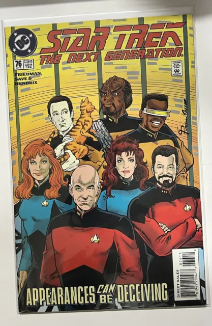 Star Trek: The Next Generation Comic Book #76 DC Comics 1995  I Combine Shipping