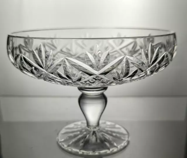 Royal Doulton Crystal Hellene Centrepiece Pedestal Bowl Tazza Dish Webb