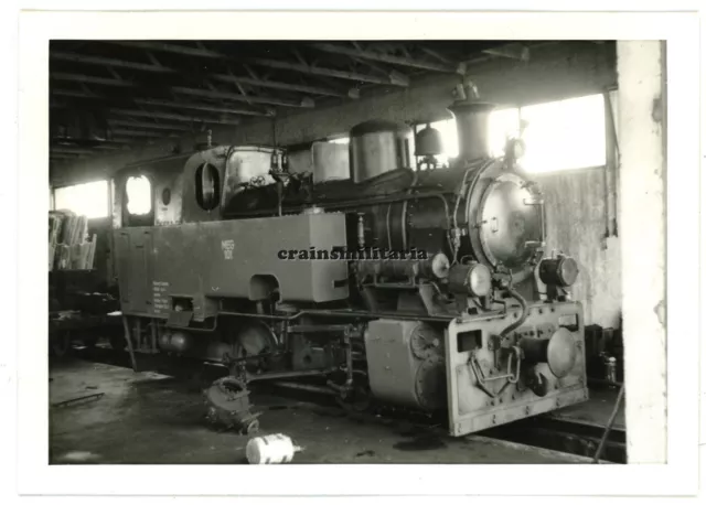 Orig. Foto MEG Lokomotive Dampflok Nr. 101 am Bahnhof SCHWARZTACH Odenwald 1962