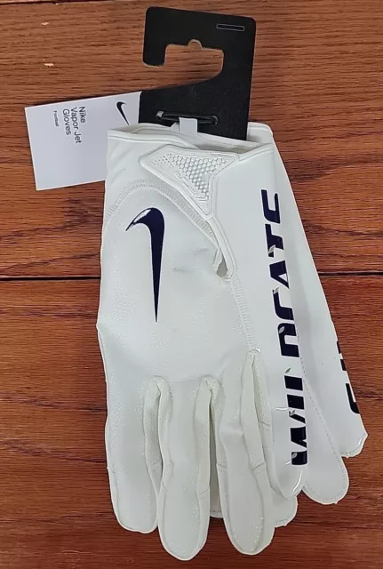 Nike Kansas State Wildcats Vapor Jet Football Gloves White DX5235-149 Size 4XL