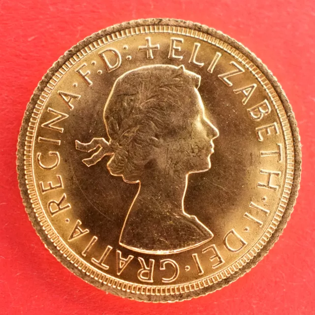 1 Sovereign Queen Elizabeth II. Großbritannien 1968 Goldmünze