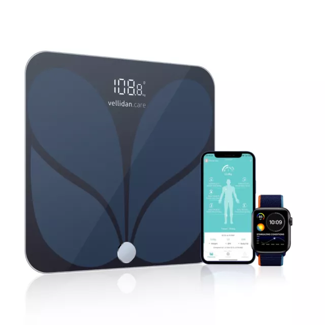 Körperfettwaage Digitale Waage Bluetooth Personenwaage Körperfett Muskelmasse
