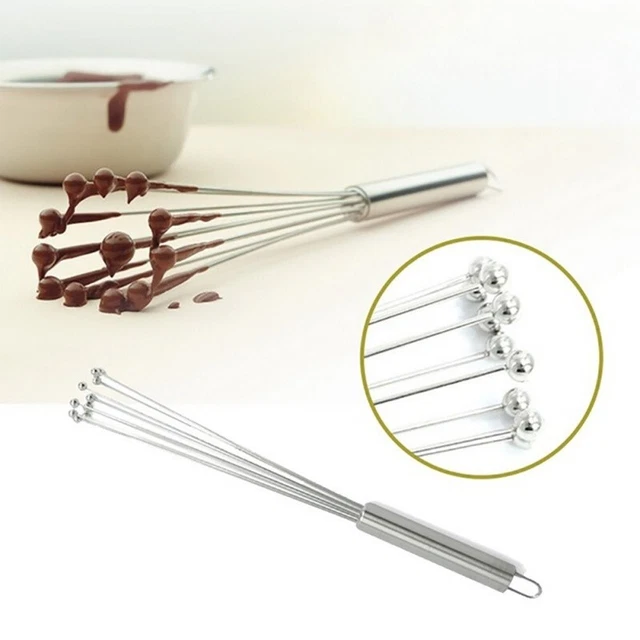 Frullini per uova a doppia testa in acciaio inossidabile Utensile per miscelare le uova semiautomatico portatile ergonomico Strumenti di cottura per risparmiare tempo per la casa  15
