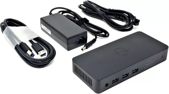 NEW Dell dock D3100 4K USB3.0 Station d'accueil + chargeur 65W