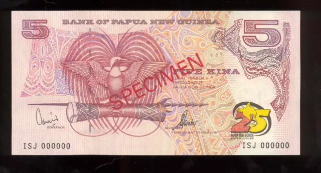 Papua New Guinea 2000 5 Kina Commemorative Specimen  UNC
