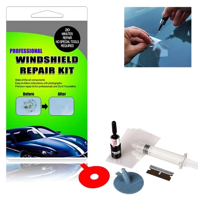 Windshield Repair Kit Cracked Glass Repair Kit To Fix Auto Glass Windshield CrJ5