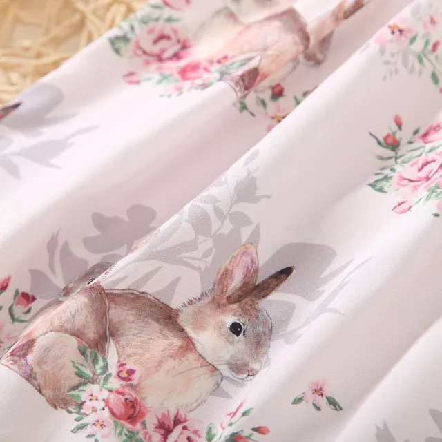 Set fascia body romper baby coniglietto di Pasqua abito stampato neonato 0-24 M 10