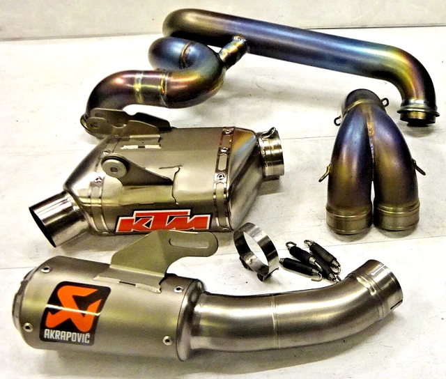 KTM 1290 1390 Full Evolution Akrapovic Race Titanium System Superduke R ...